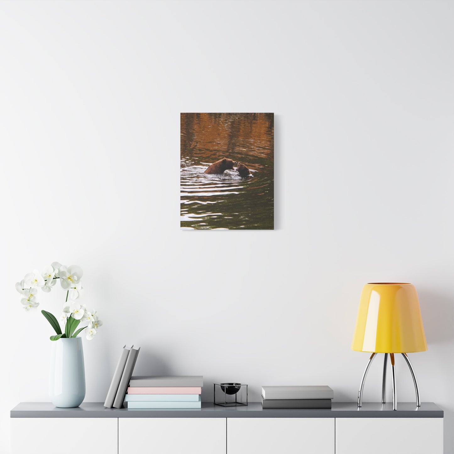 Canvas Print - Talking Bears Photograph