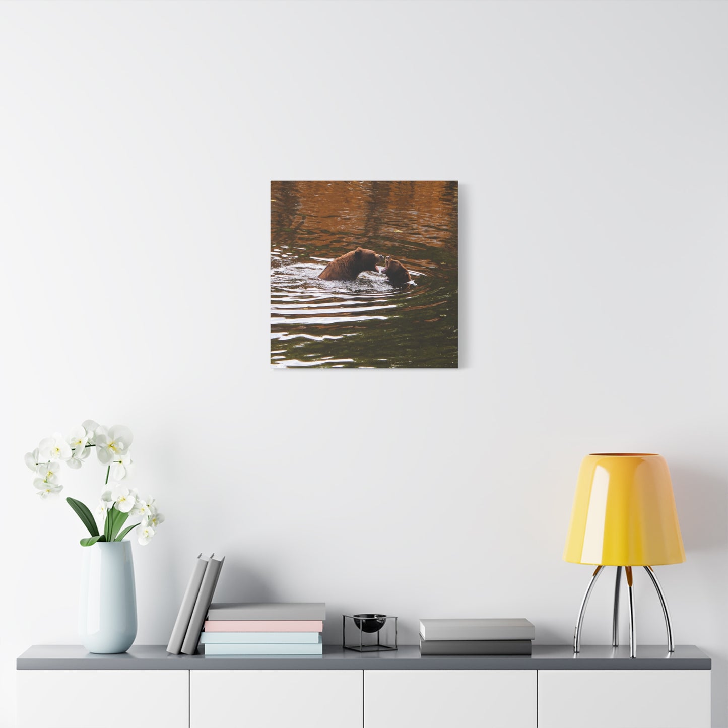 Canvas Print - Talking Bears Photograph