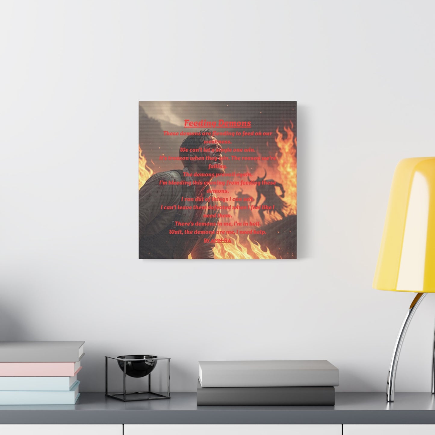Canvas Print - Feeding Demons - By AMN-RA