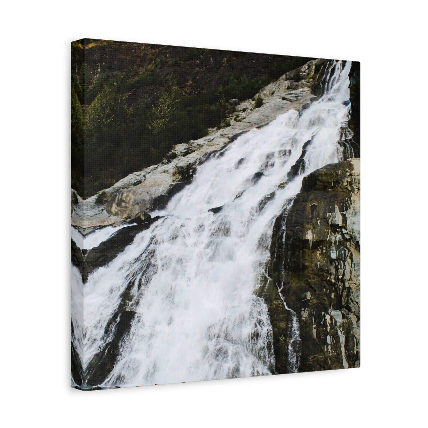 Canvas Print - Mighty Waterfall Photo