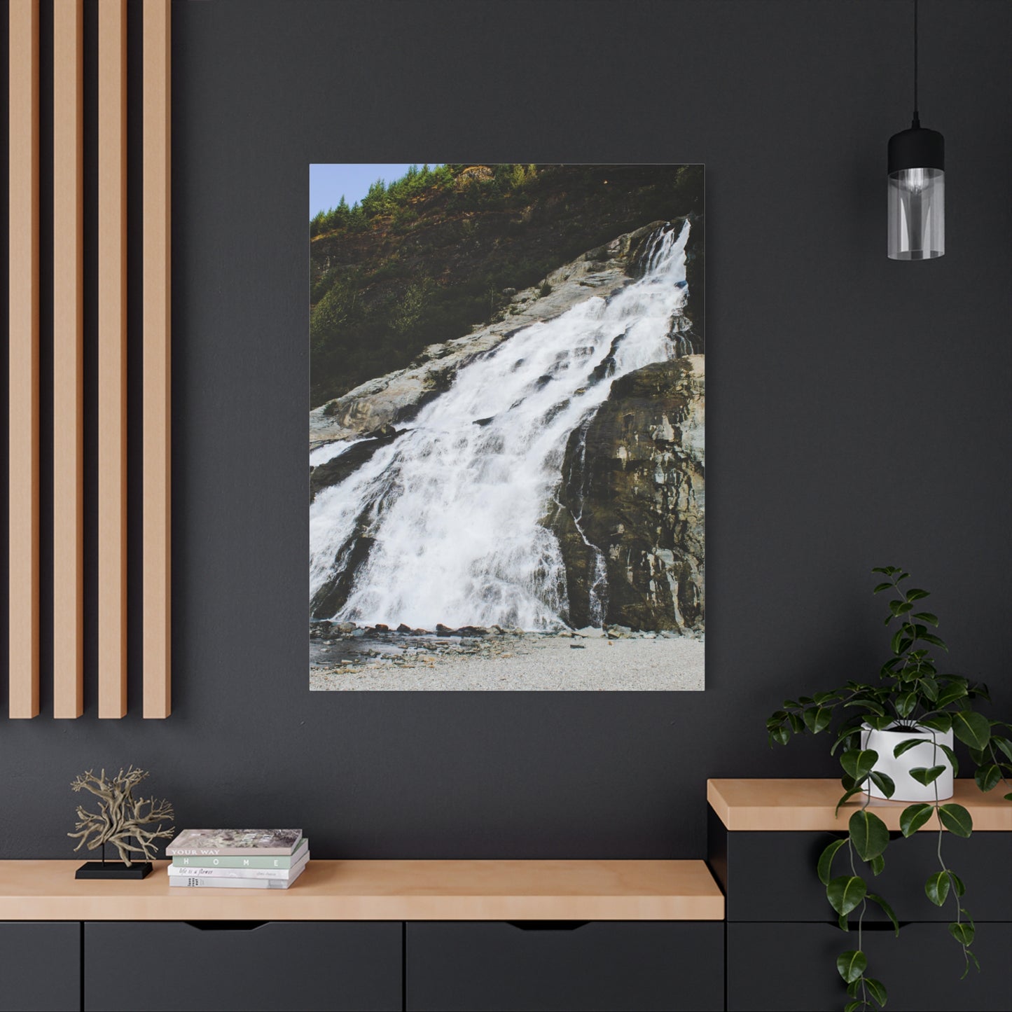 Canvas Print - Mighty Waterfall Photo