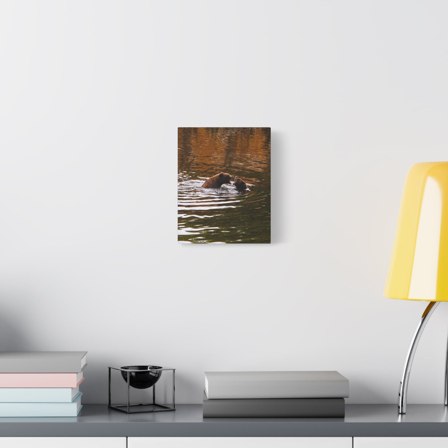 Canvas Print - Talking Bears Photograph