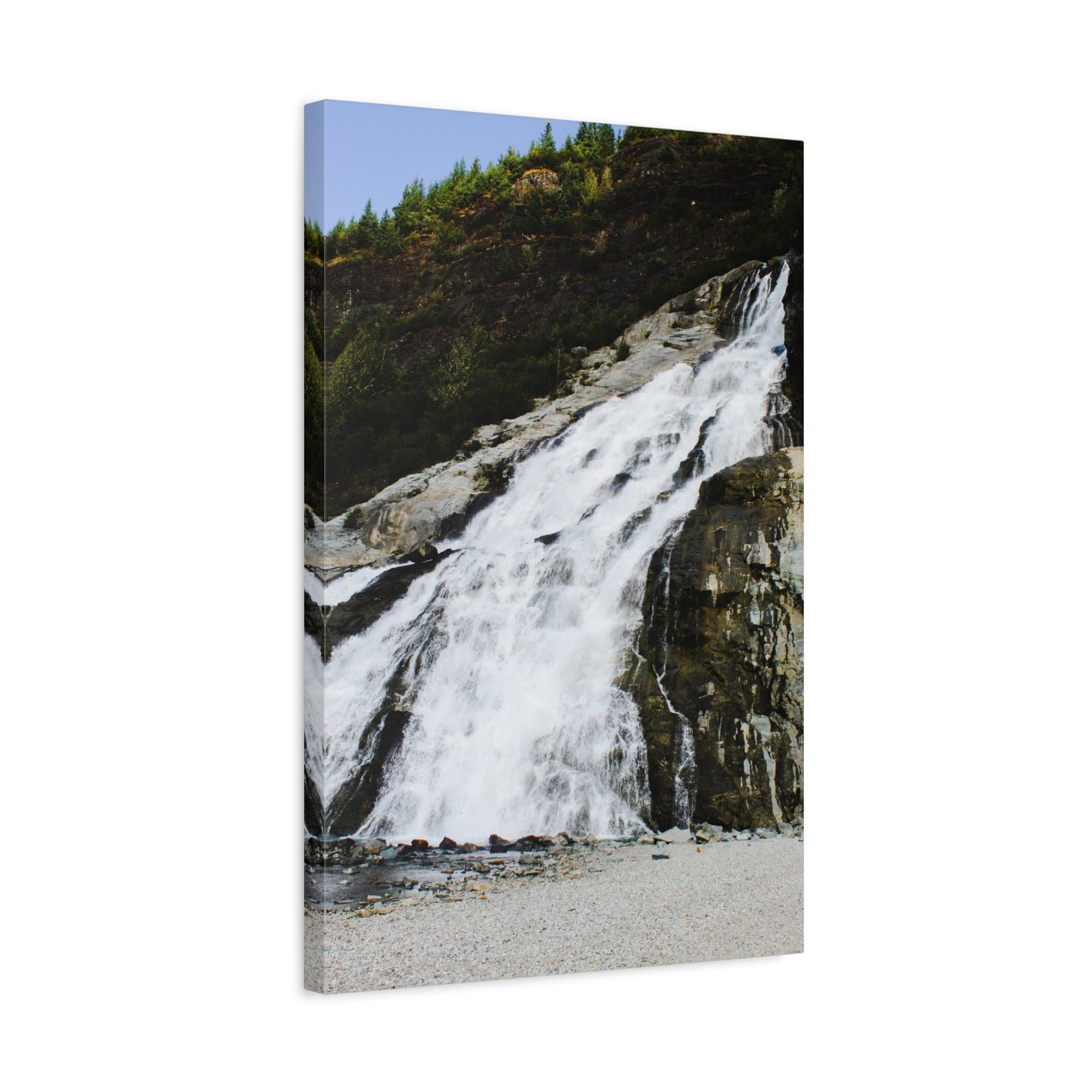 Canvas Print - Mighty Waterfall Photo