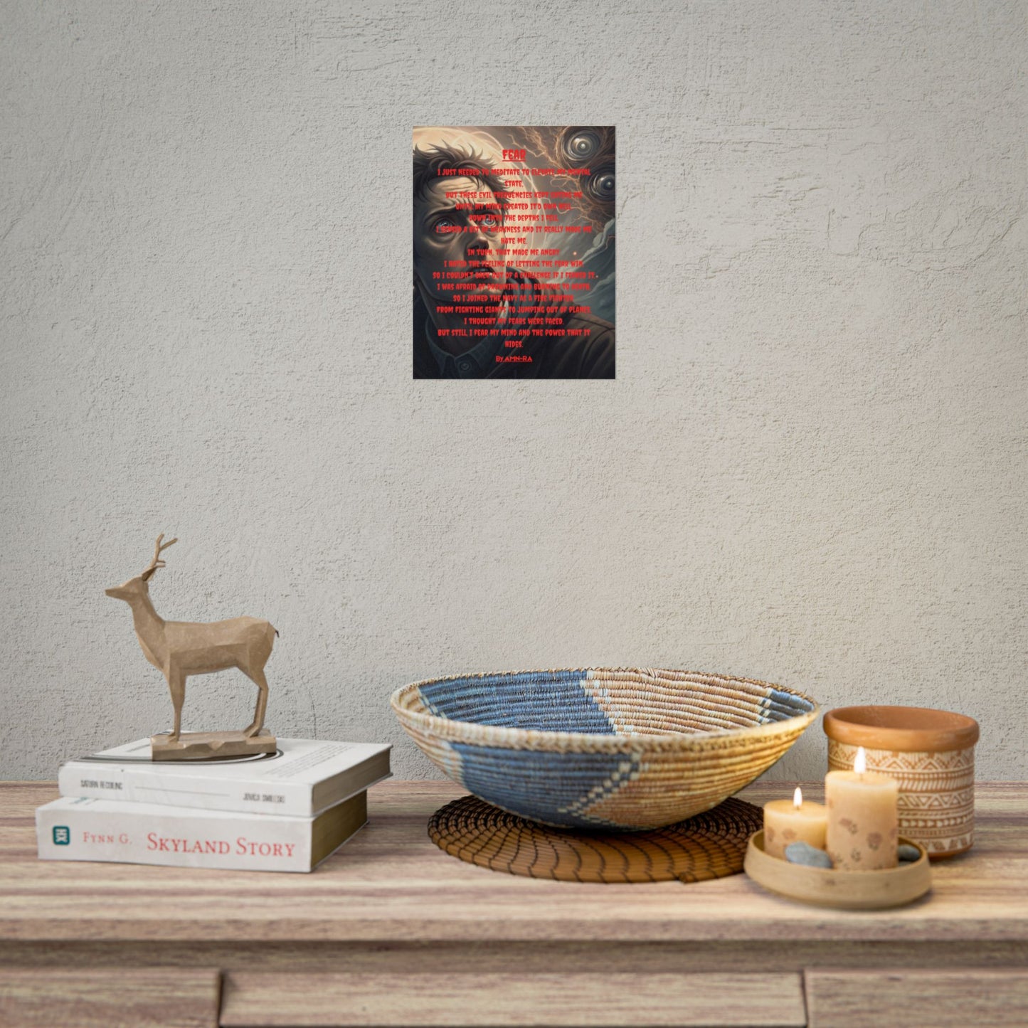 Print Poster - Fear - By AMN-RA