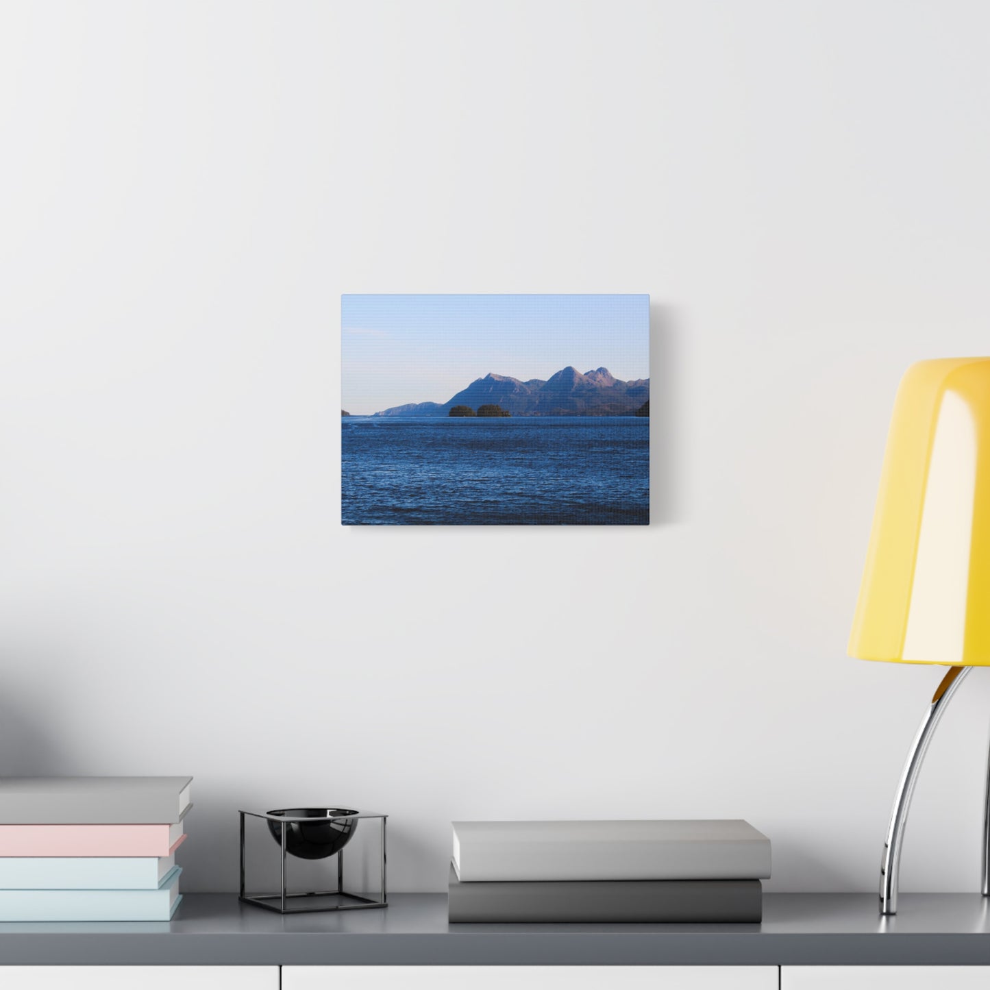 Canvas Print - Where the Mountains Meet the Ocean Photo