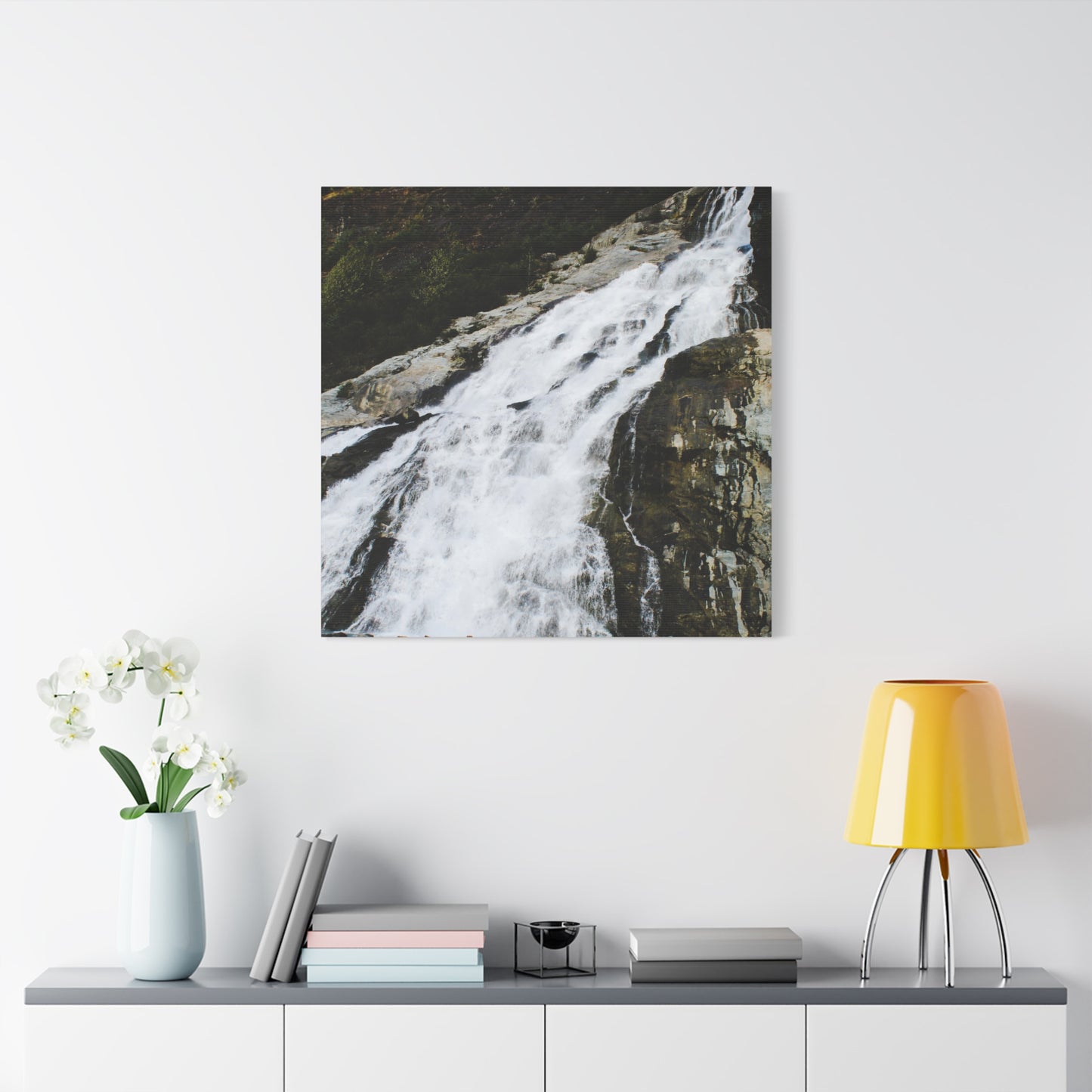 Canvas Print - Mighty Waterfall Photo