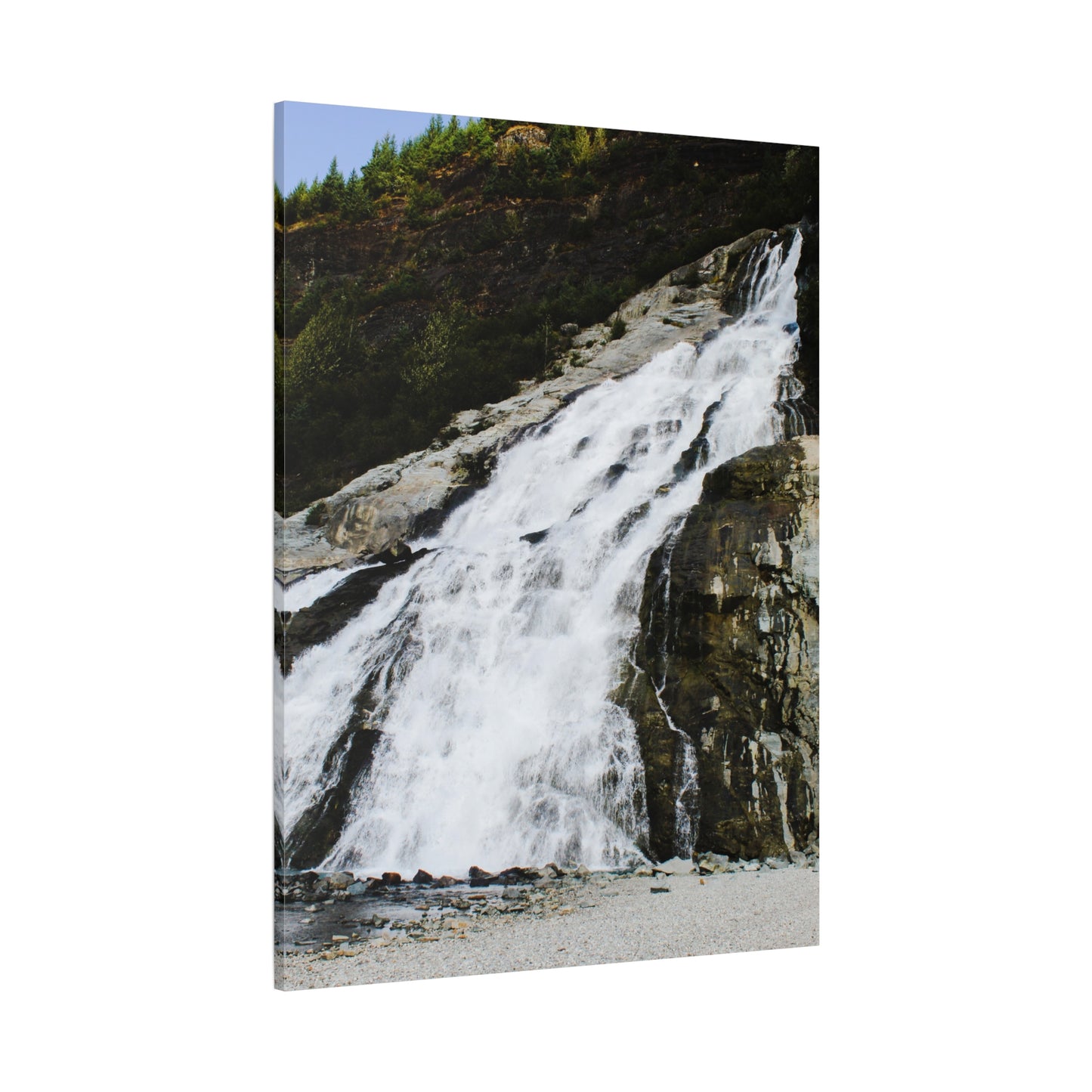 Canvas Print - Mighty Waterfall Photo