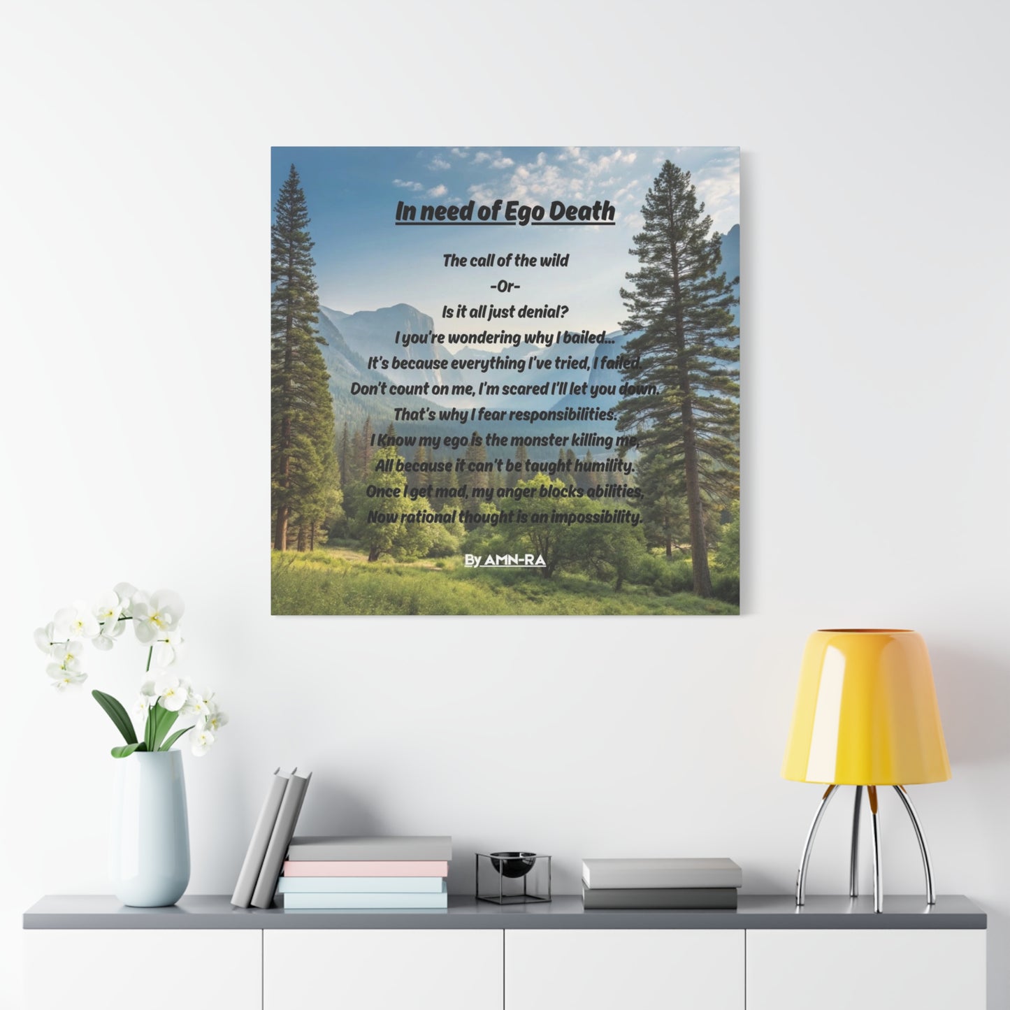 Canvas Print - In Need Of Ego Death - By AMN-RA