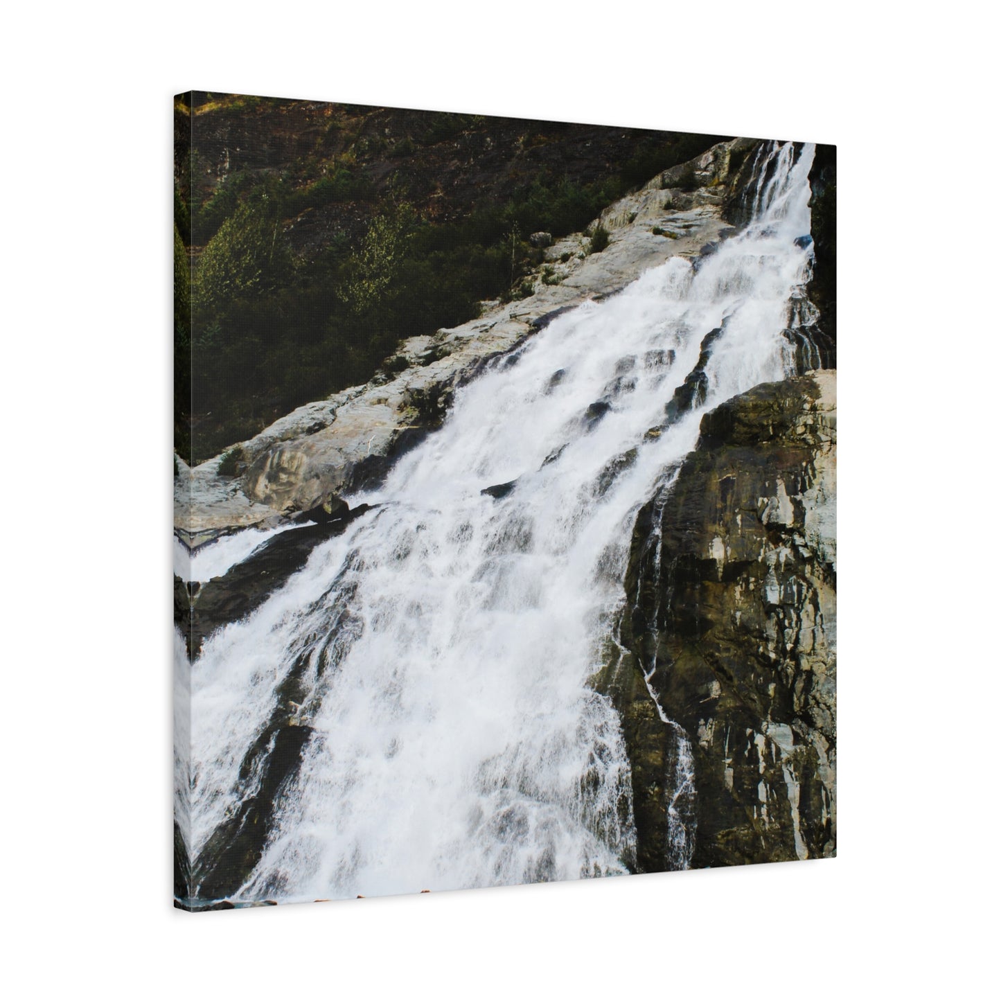 Canvas Print - Mighty Waterfall Photo