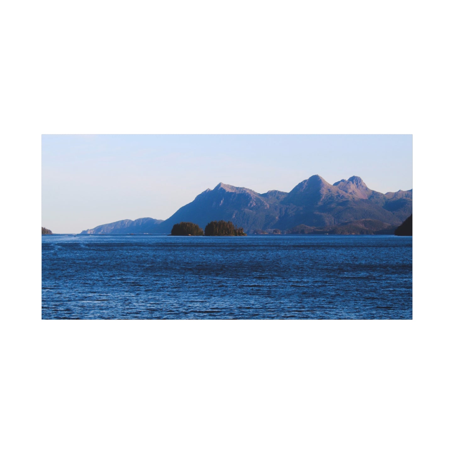 Canvas Print - Where the Mountains Meet the Ocean Photo
