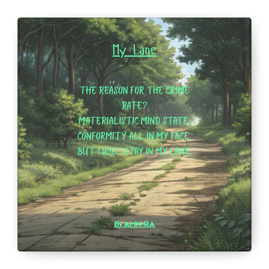 Canvas Print - My Lane - By AMN-RA