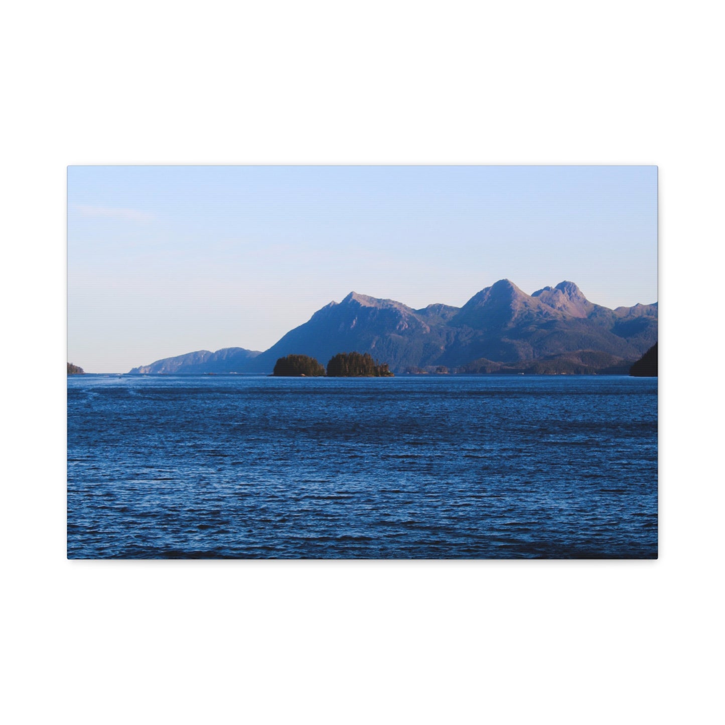 Canvas Print - Where the Mountains Meet the Ocean Photo