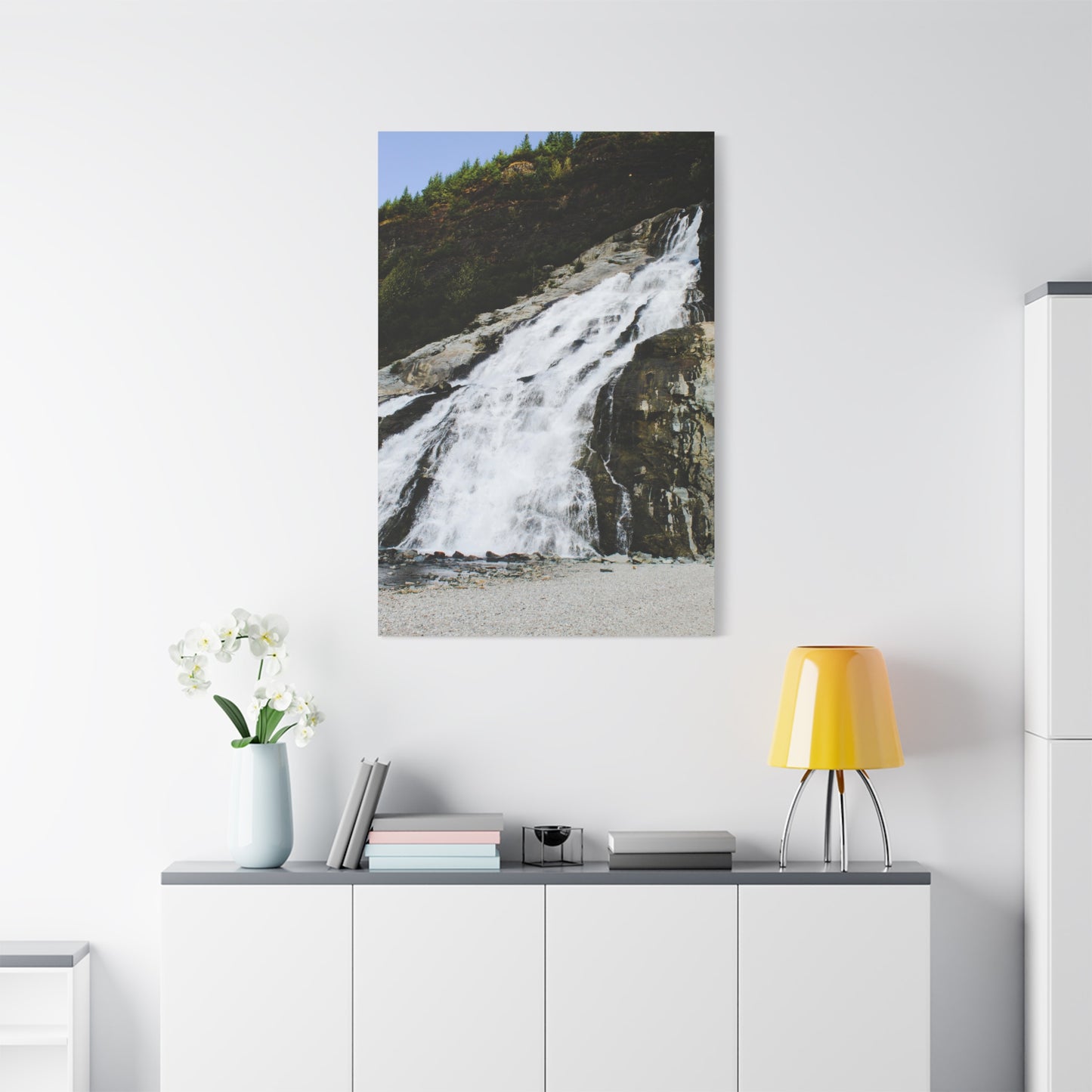 Canvas Print - Mighty Waterfall Photo