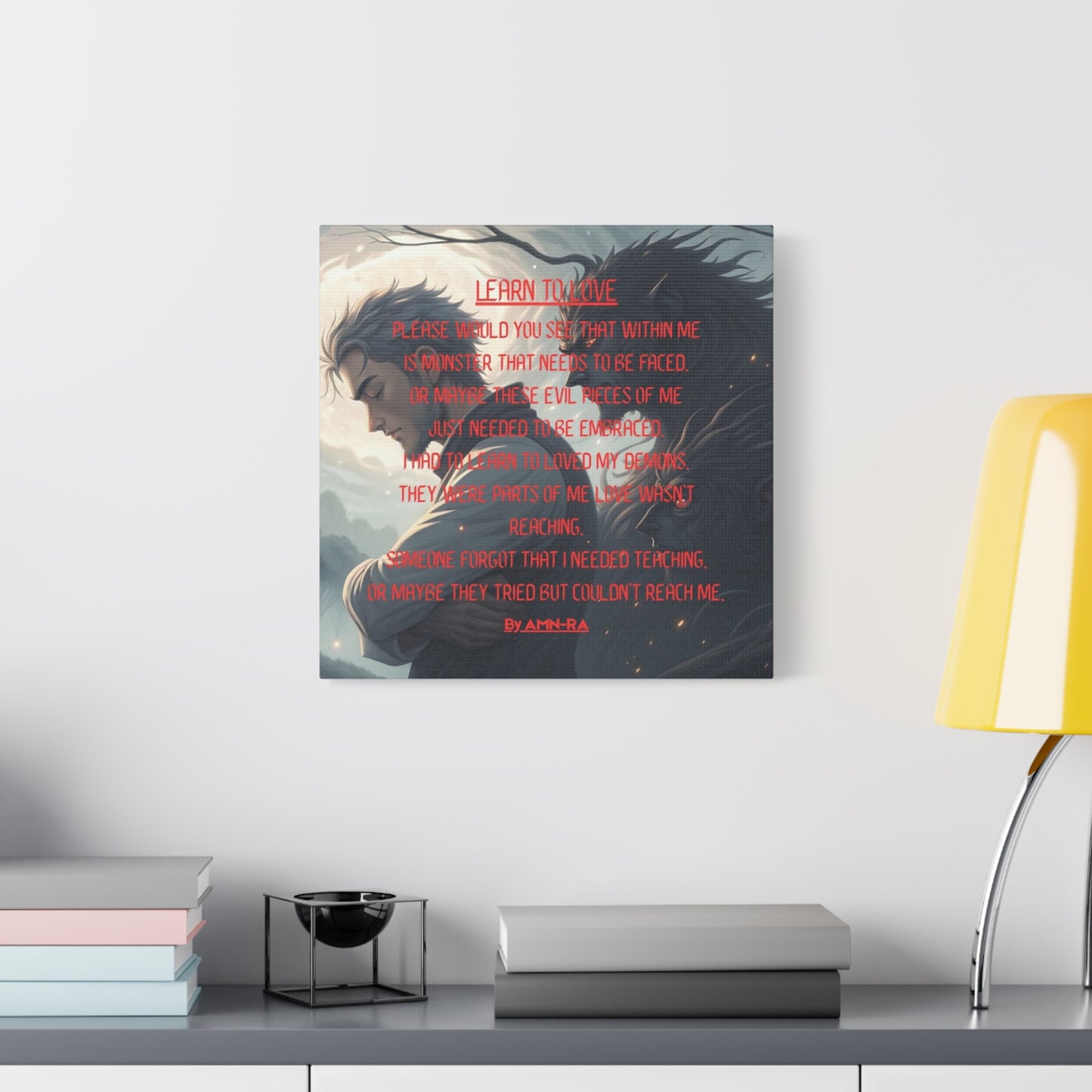 Canvas Print - Learn To Love - By AMN-RA