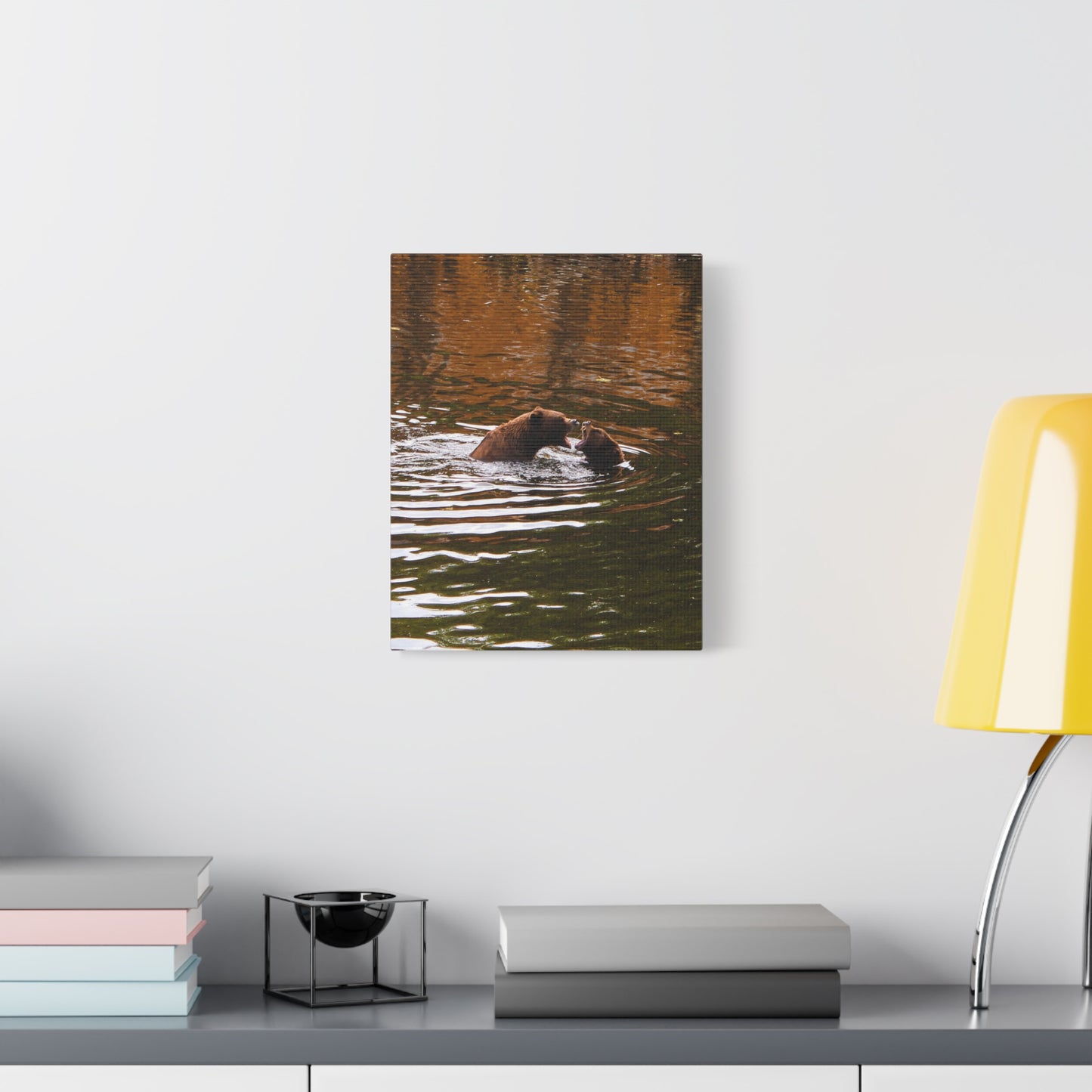 Canvas Print - Talking Bears Photograph