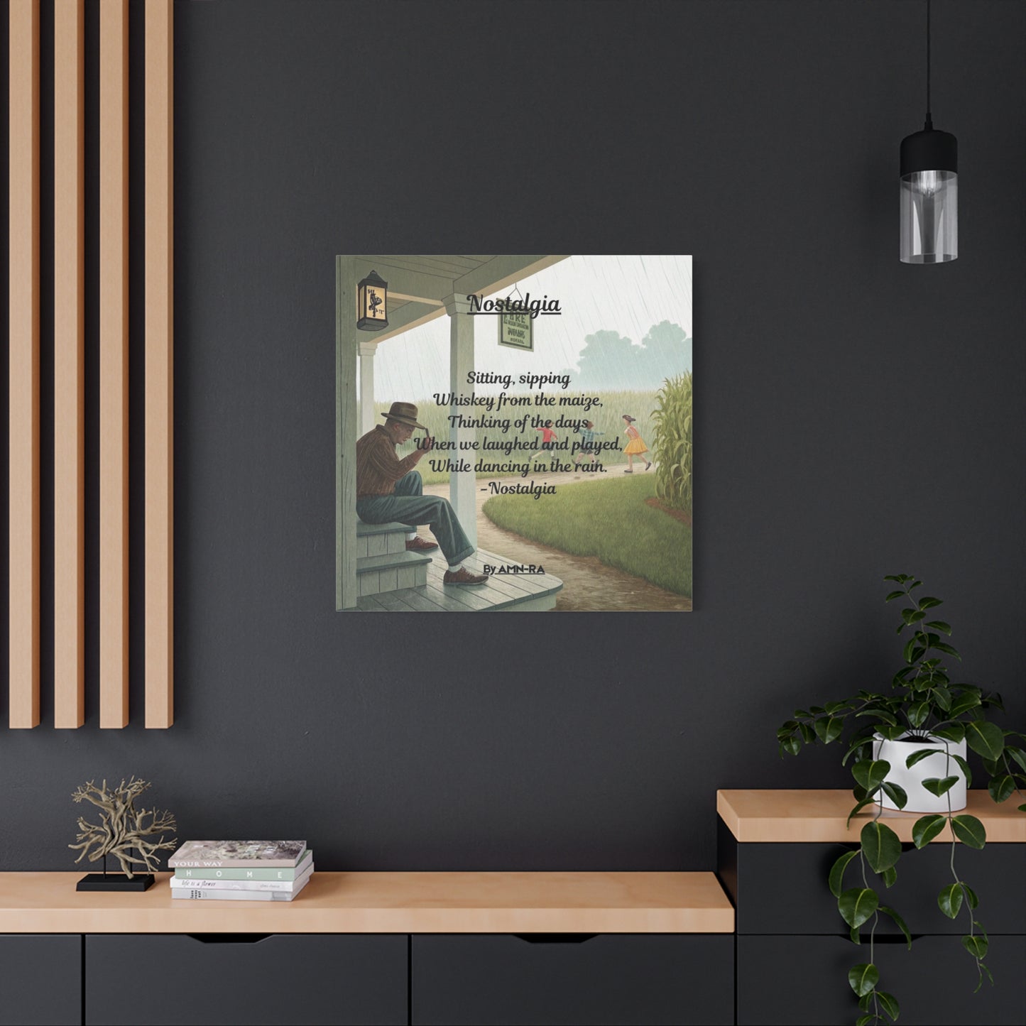 Canvas Poster - Full Color "Nostalgia" by AMN_RA