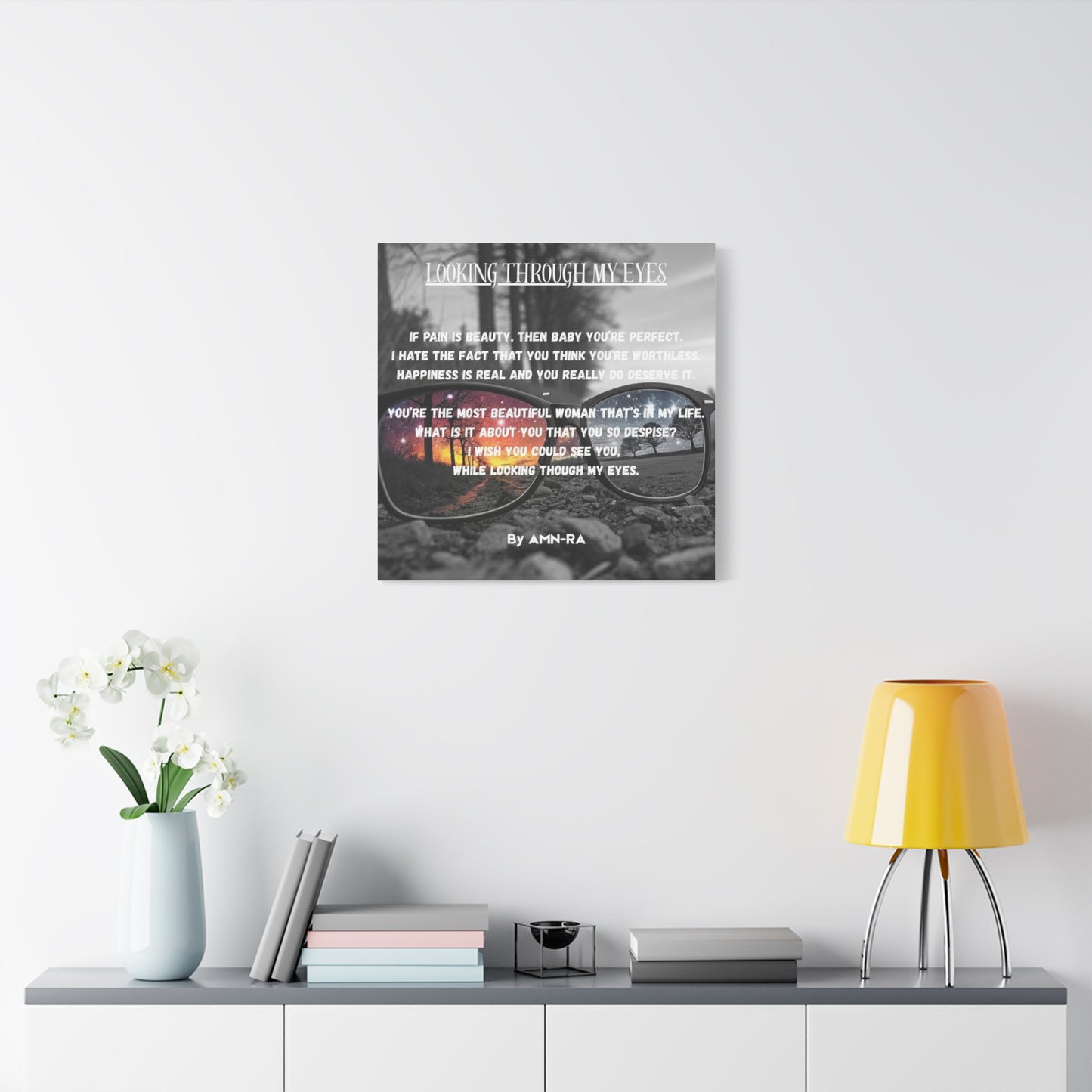 Canvas Poster - Full Color "Looking Through My Eyes" by AMN_RA