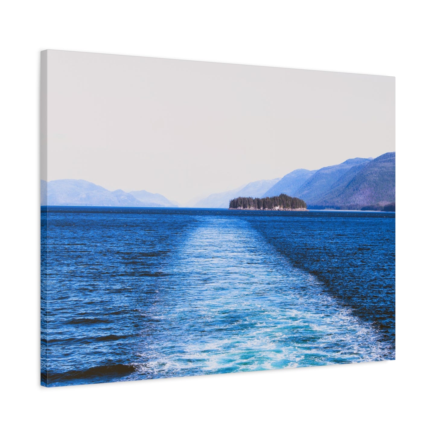Canvas Print - Wake in Water Photo
