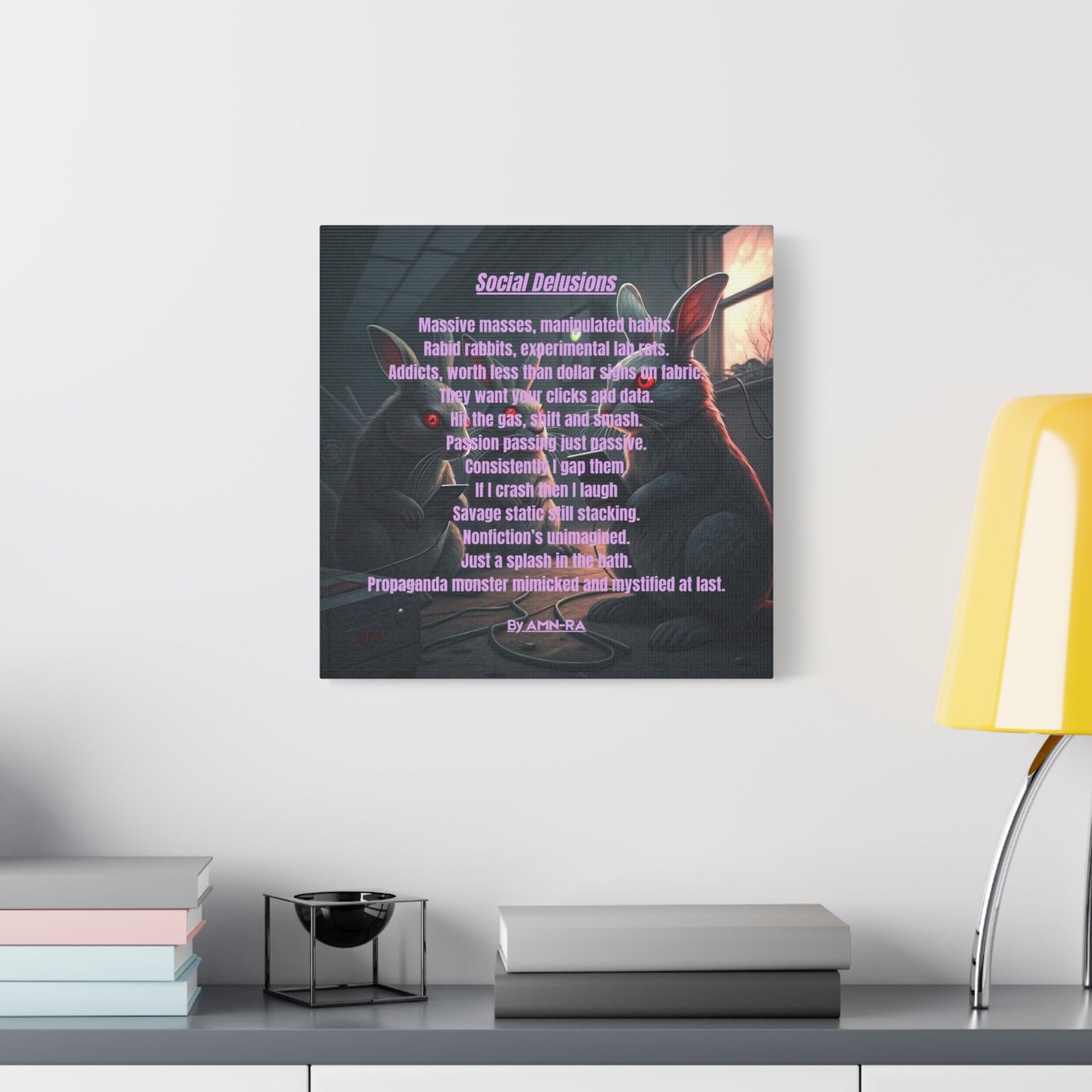 Canvas Print - Social Delusions - By AMN-RA