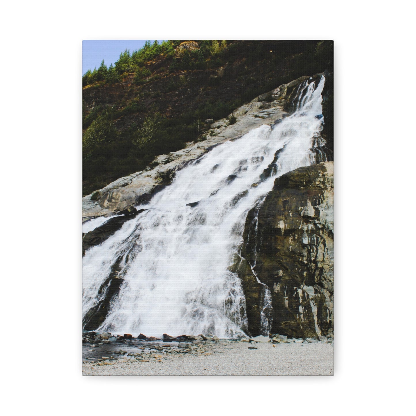 Canvas Print - Mighty Waterfall Photo
