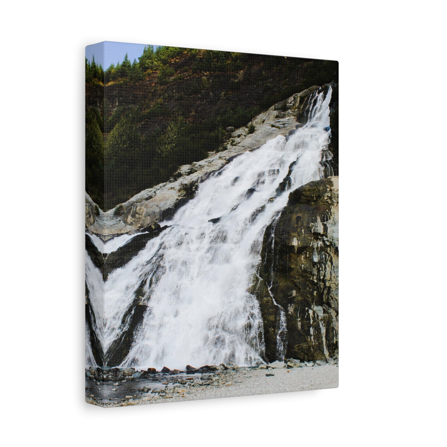 Canvas Print - Mighty Waterfall Photo