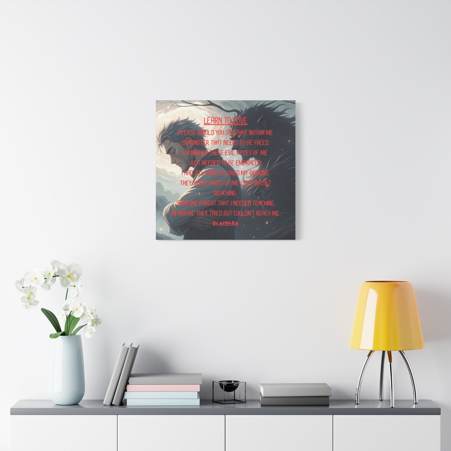 Canvas Print - Learn To Love - By AMN-RA