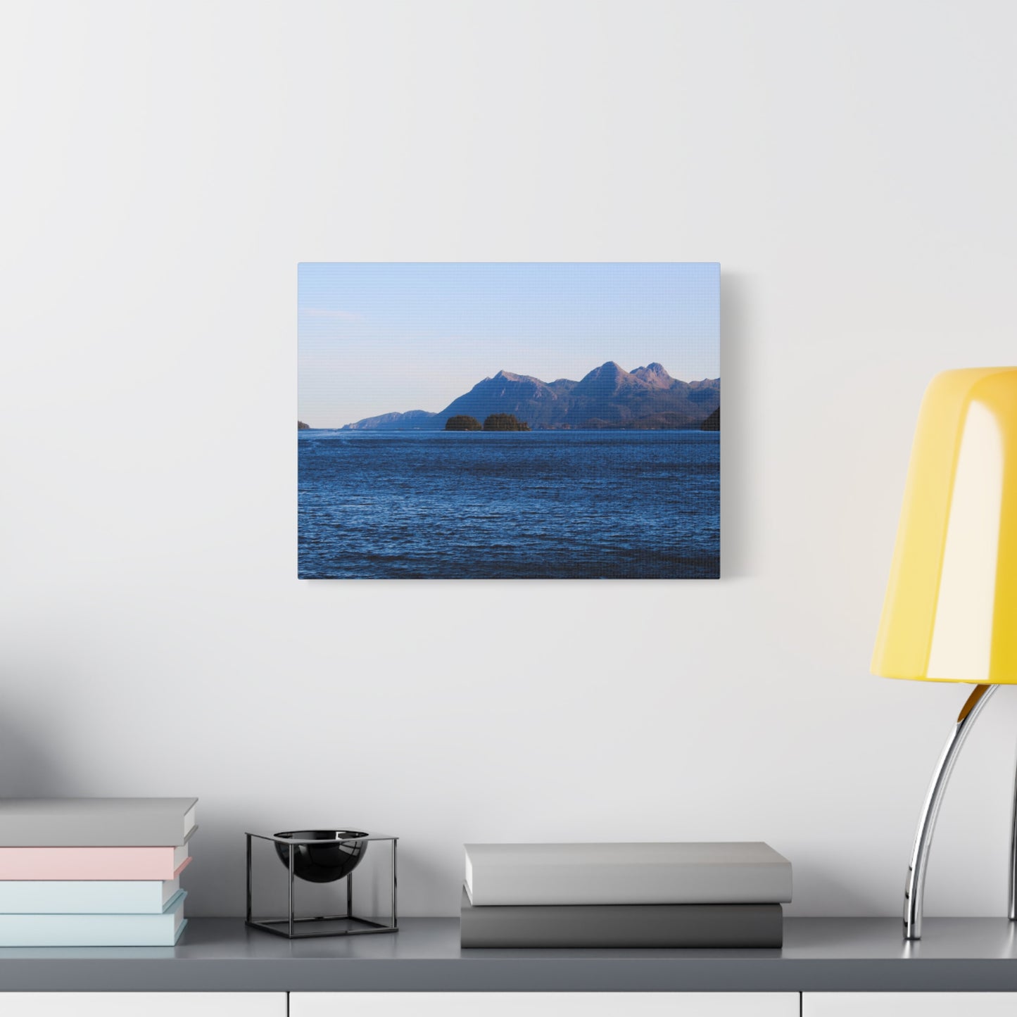 Canvas Print - Where the Mountains Meet the Ocean Photo