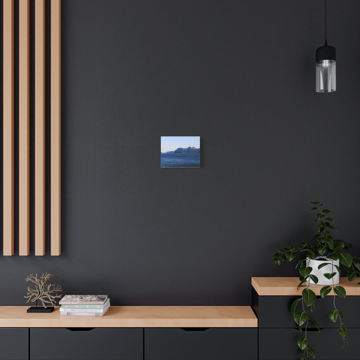 Canvas Print - Where the Mountains Meet the Ocean Photo