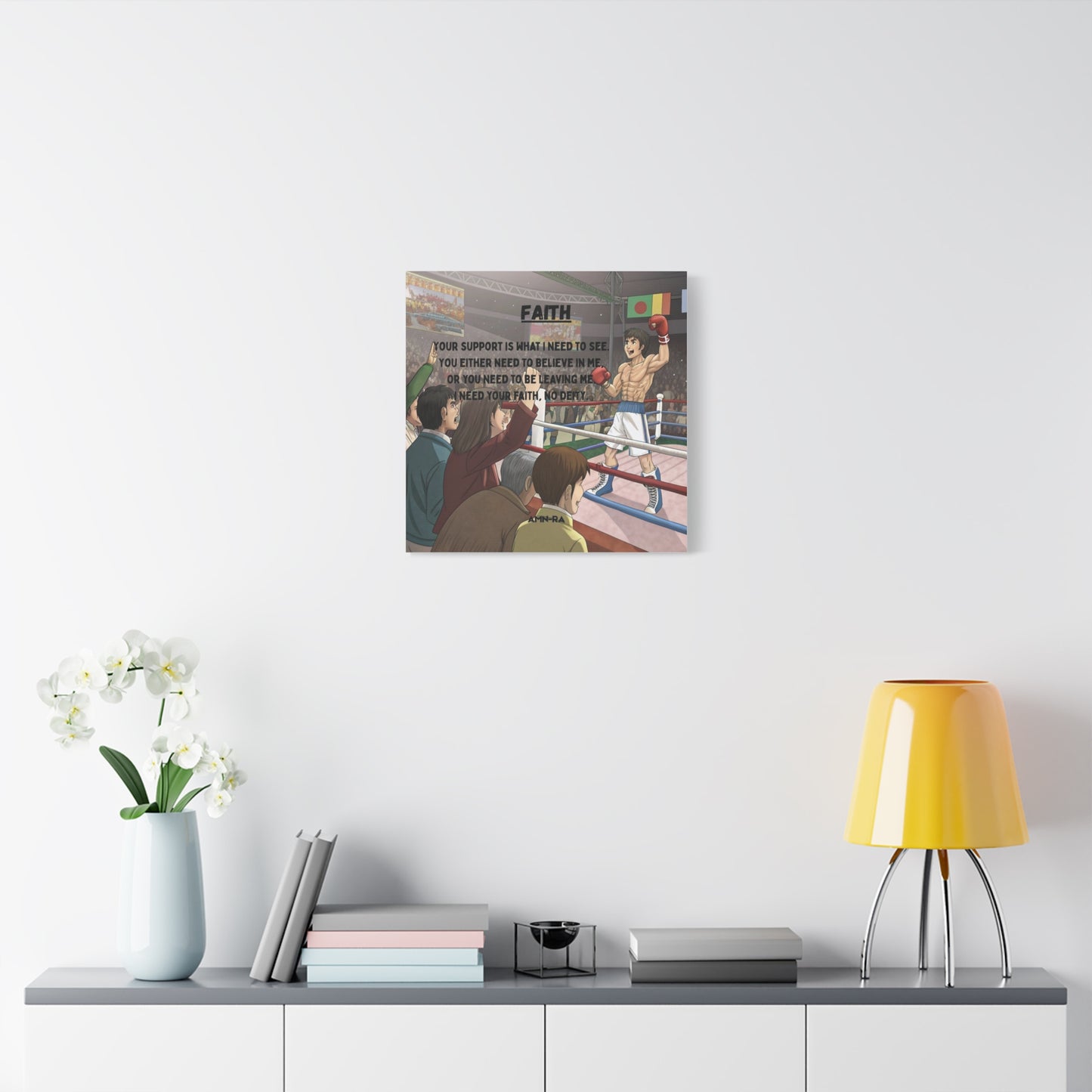 Canvas Poster - Full Color "Faith" by AMN_RA