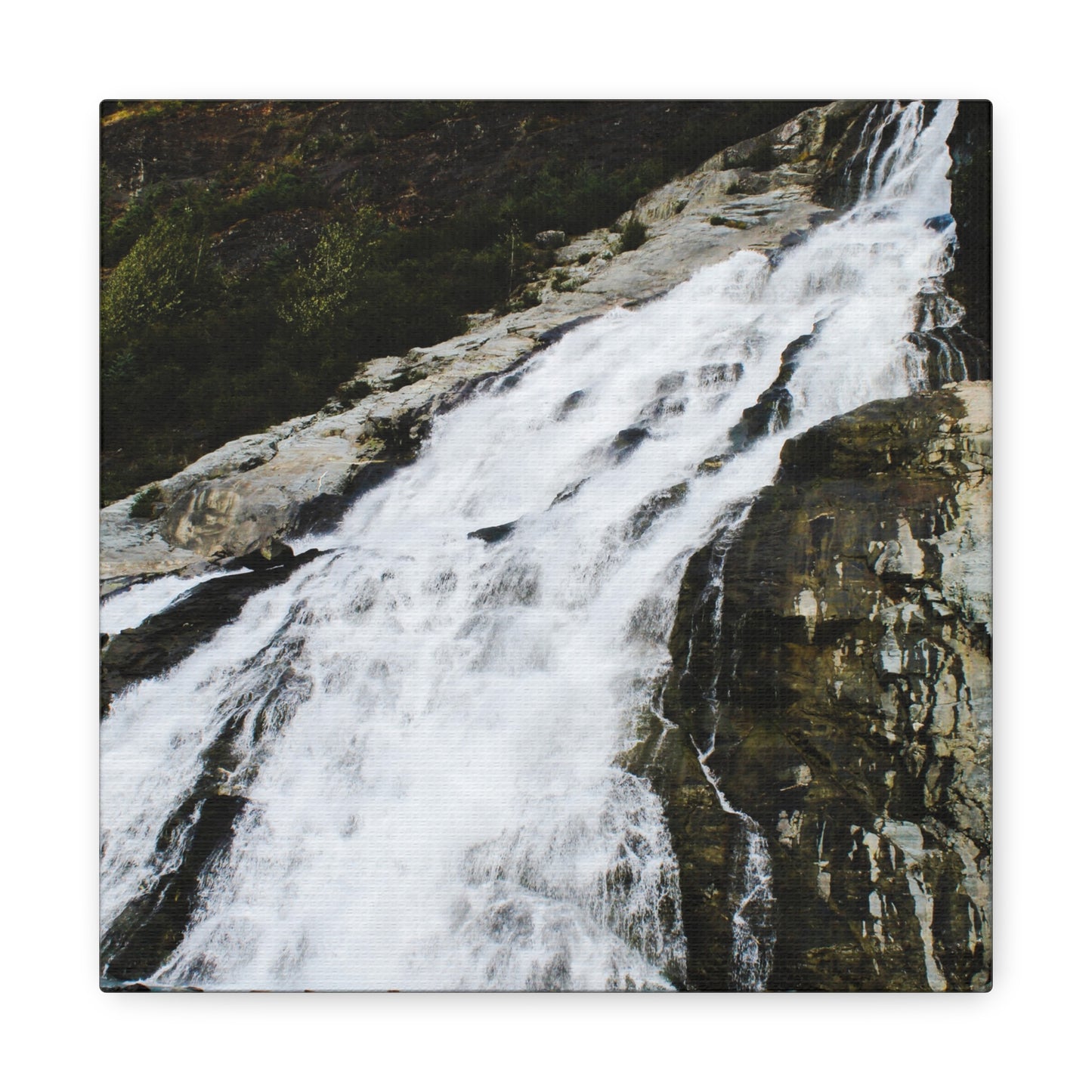 Canvas Print - Mighty Waterfall Photo