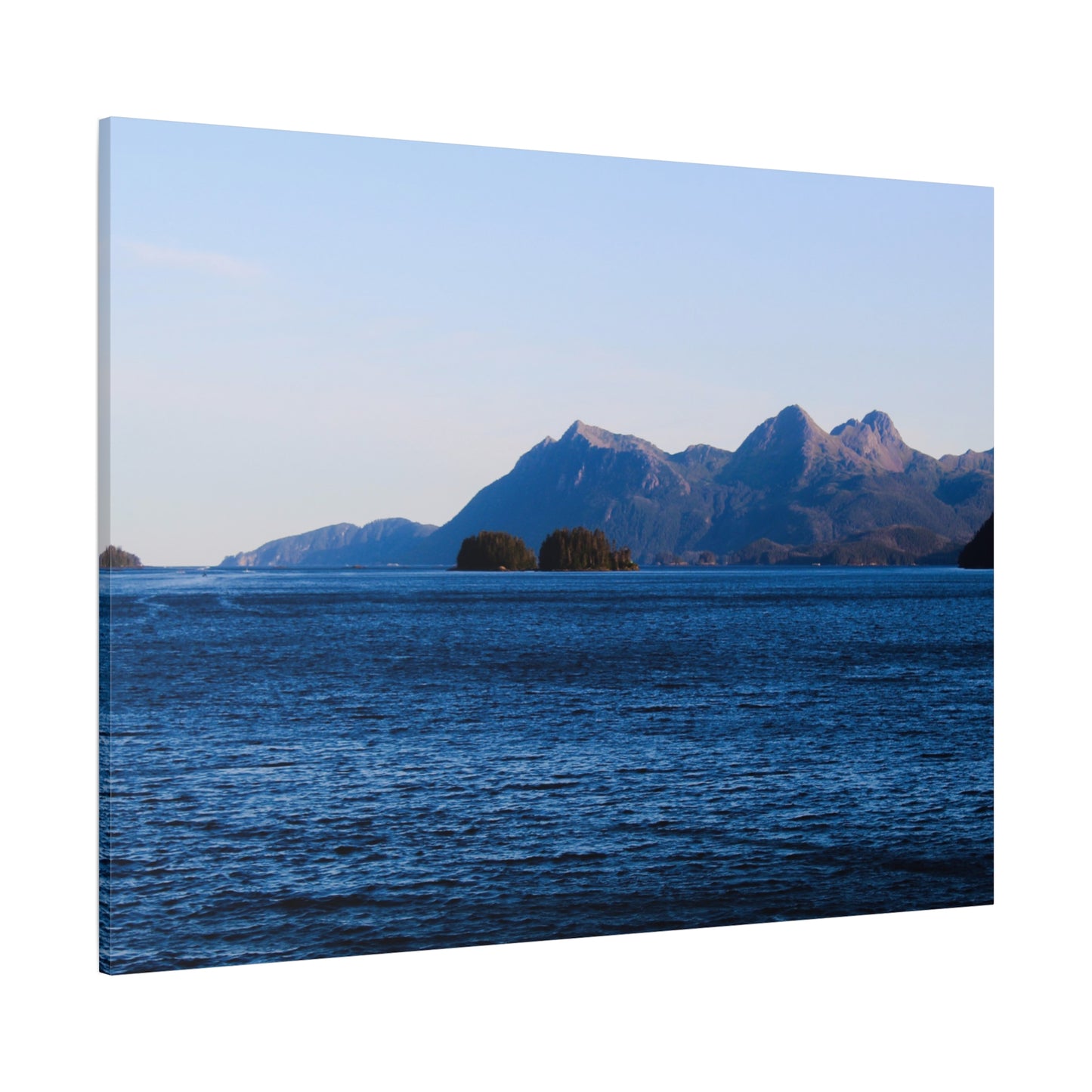 Canvas Print - Where the Mountains Meet the Ocean Photo
