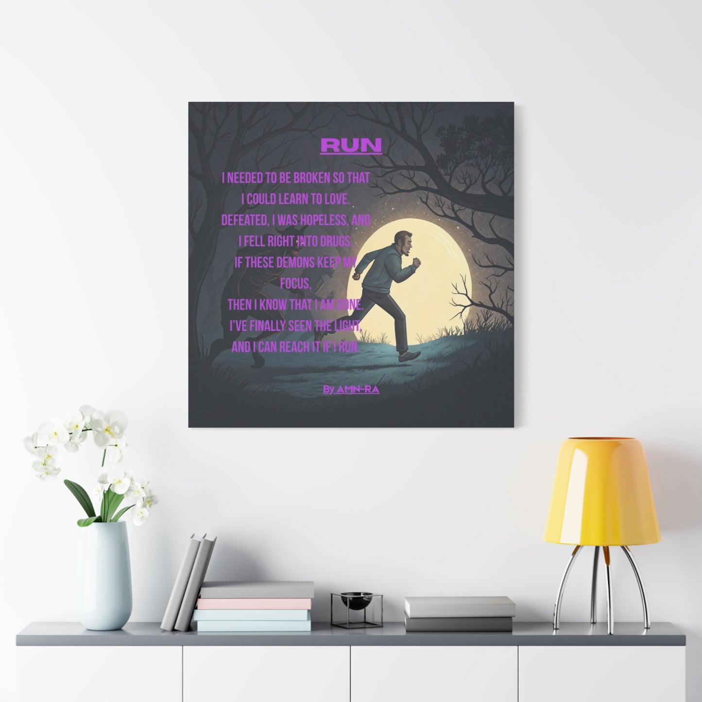 Canvas Print - Run - By AMN-RA