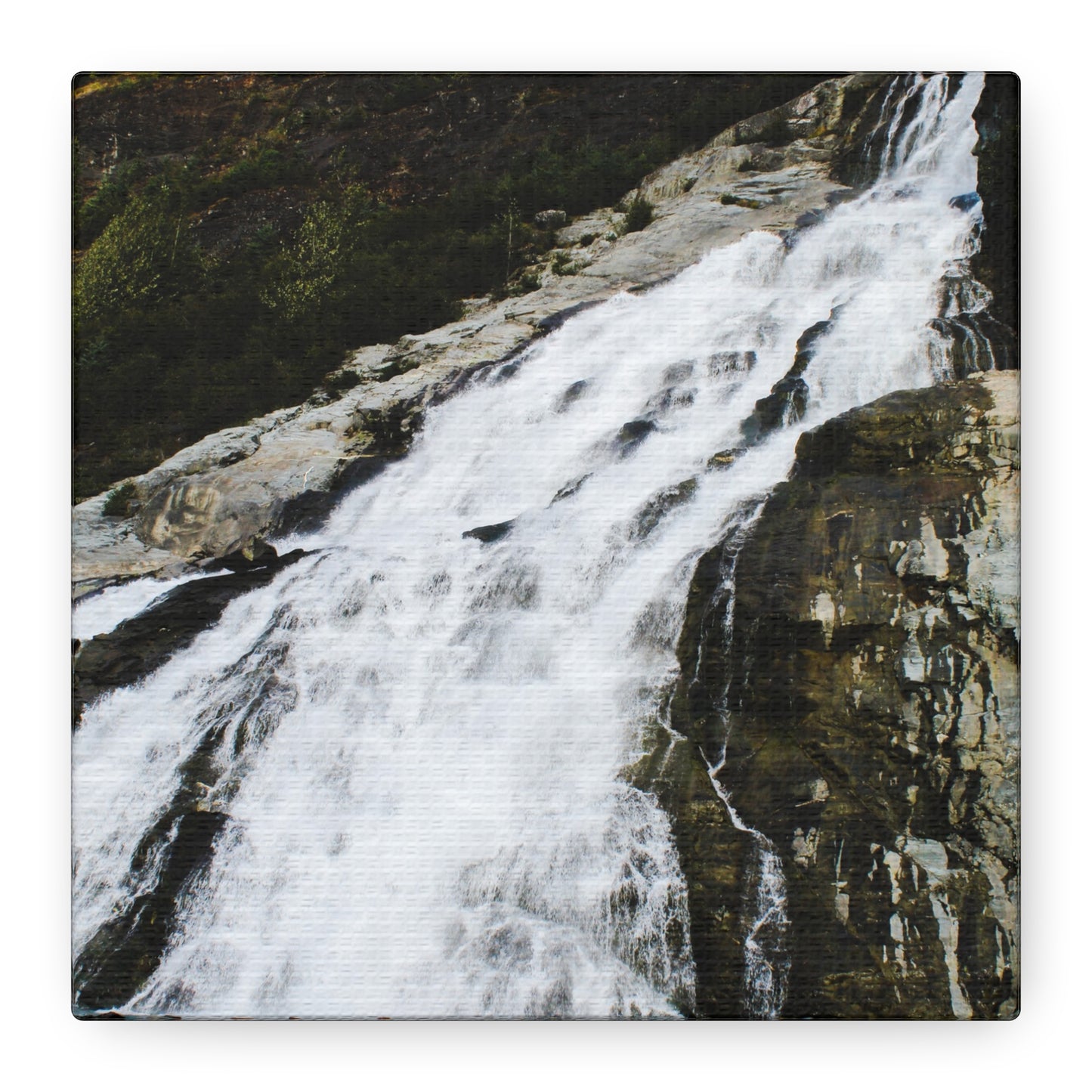 Canvas Print - Mighty Waterfall Photo
