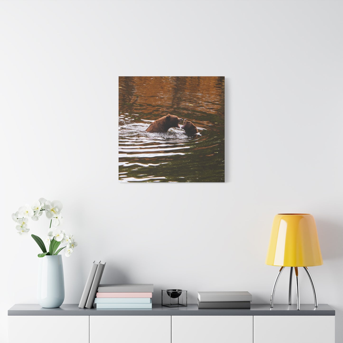 Canvas Print - Talking Bears Photograph