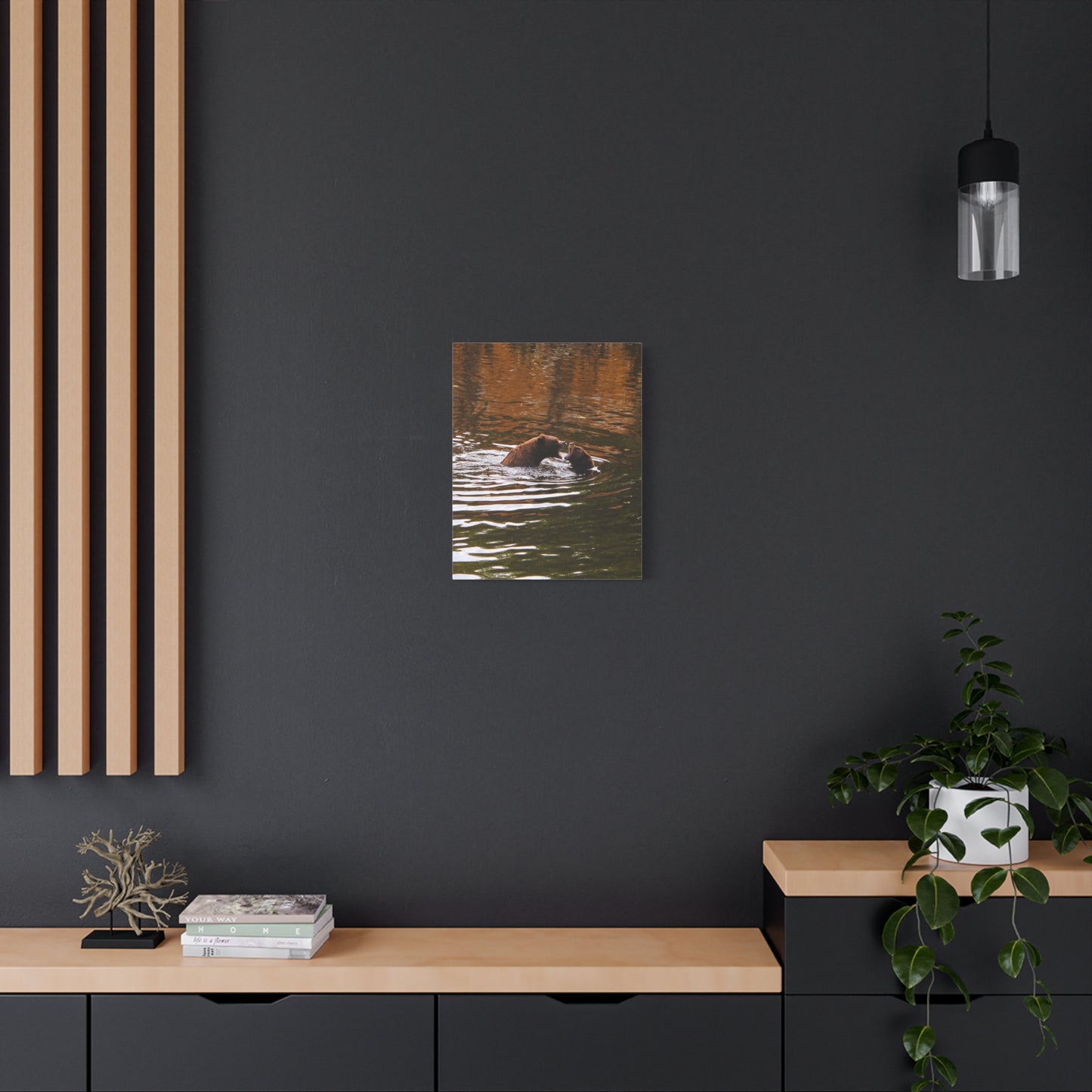 Canvas Print - Talking Bears Photograph