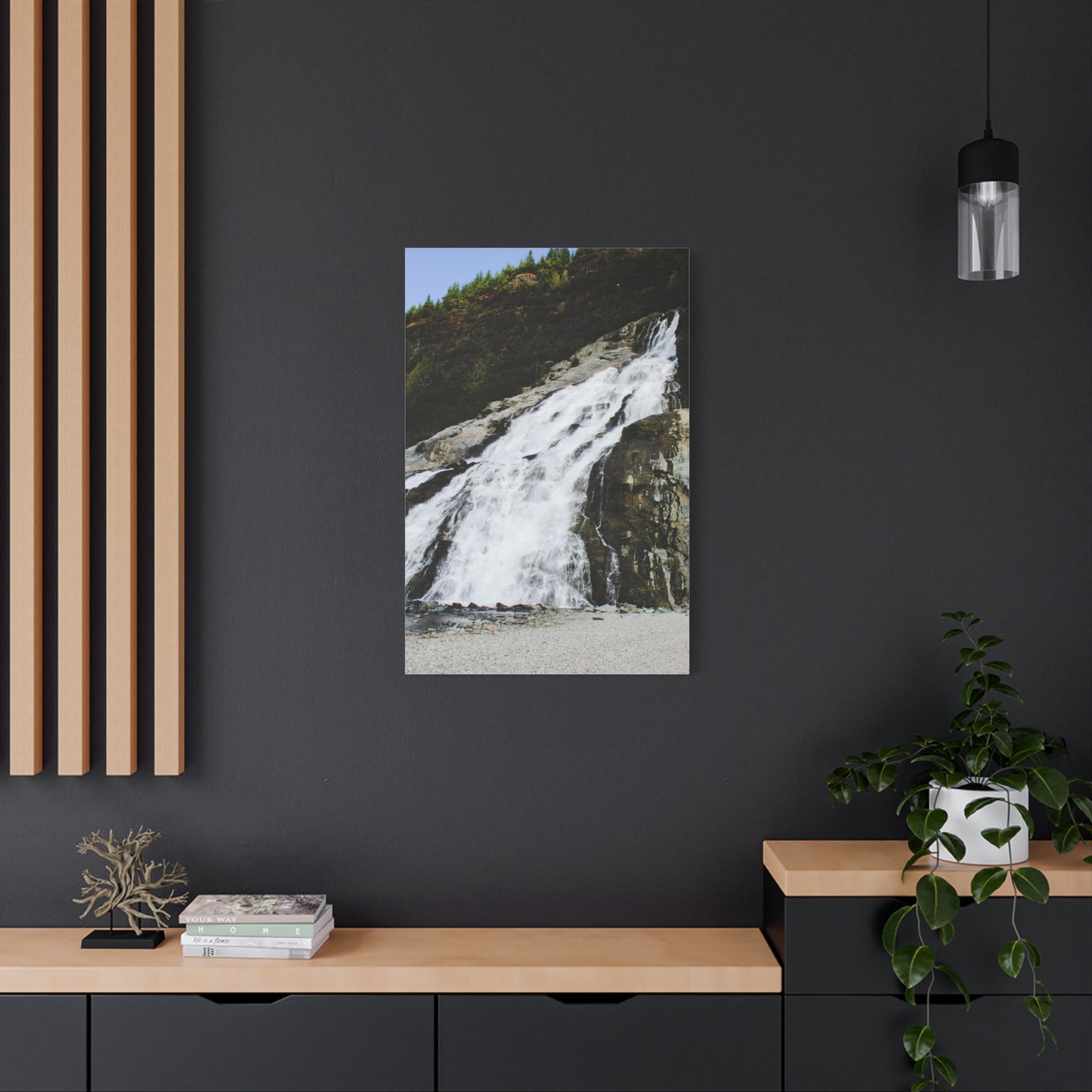 Canvas Print - Mighty Waterfall Photo