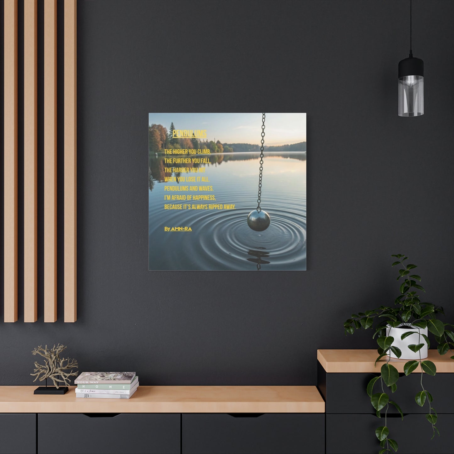 Canvas Poster - Full Color "Pendulums" by AMN_RA