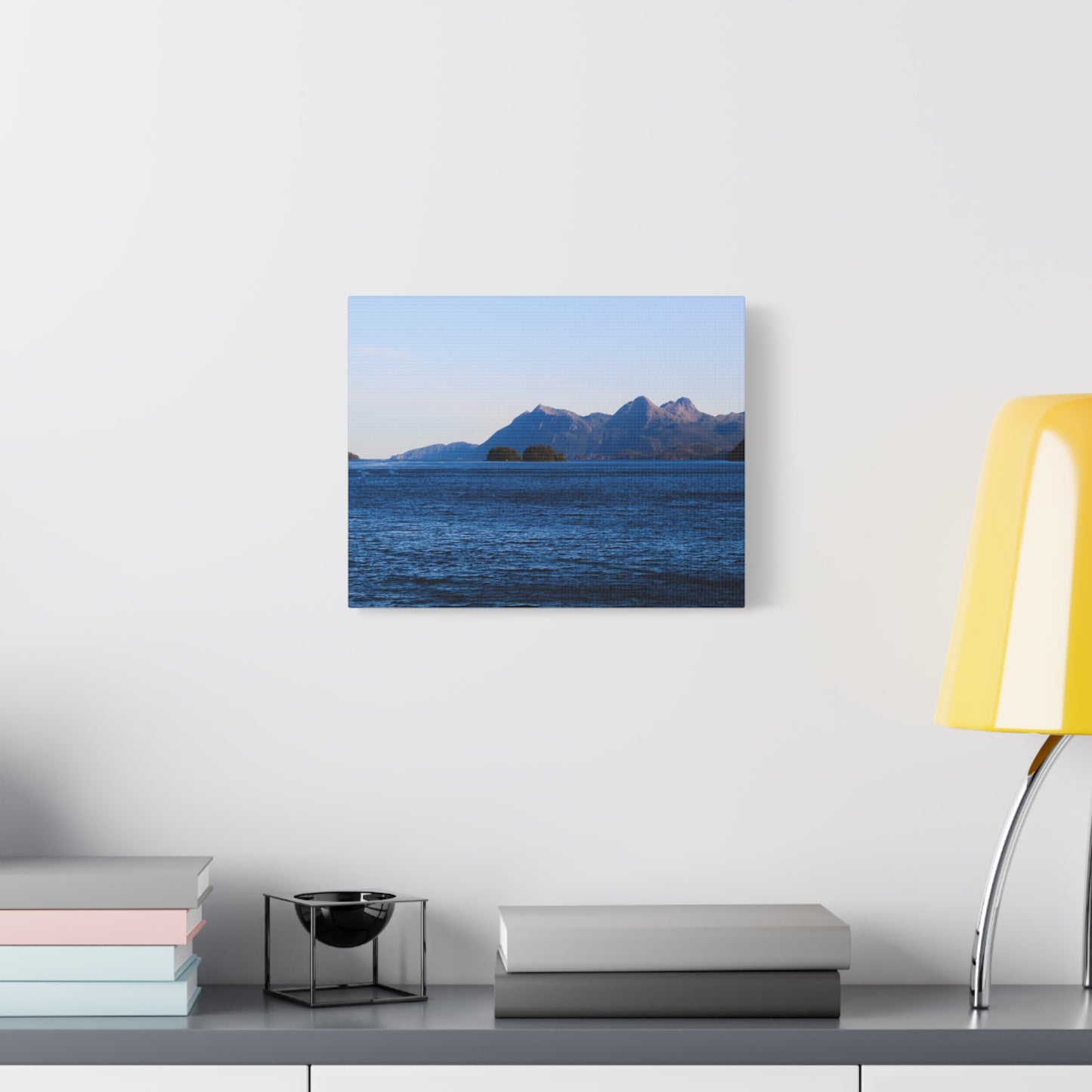 Canvas Print - Where the Mountains Meet the Ocean Photo