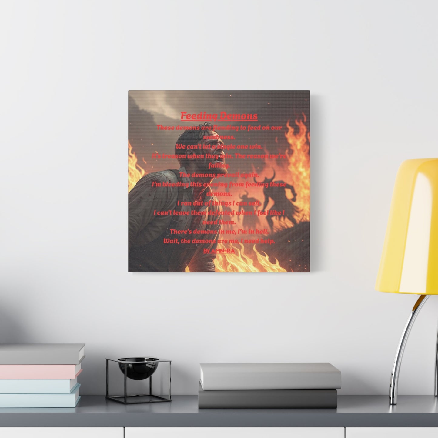 Canvas Print - Feeding Demons - By AMN-RA