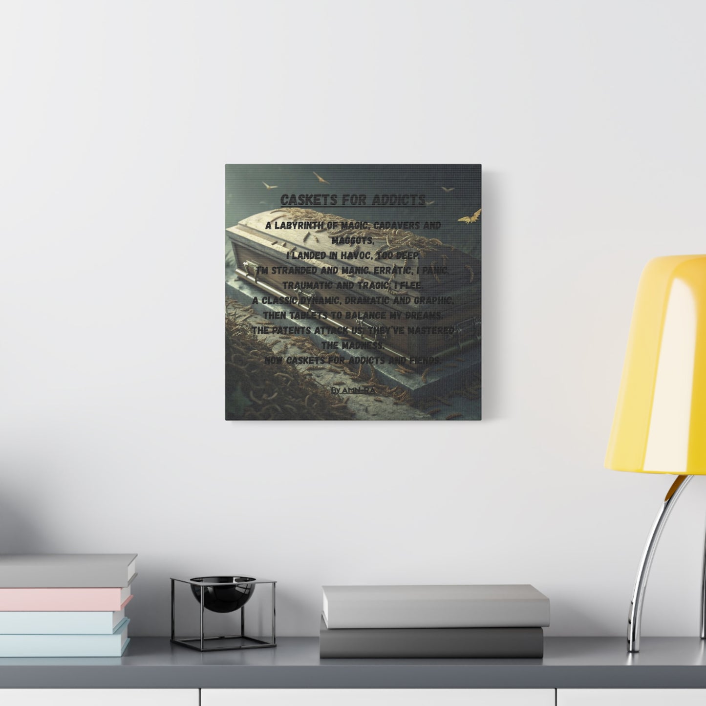 Canvas Print - Caskets for Addicts - By AMN-RA