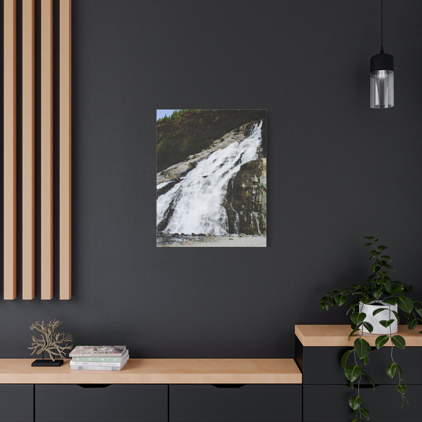 Canvas Print - Mighty Waterfall Photo