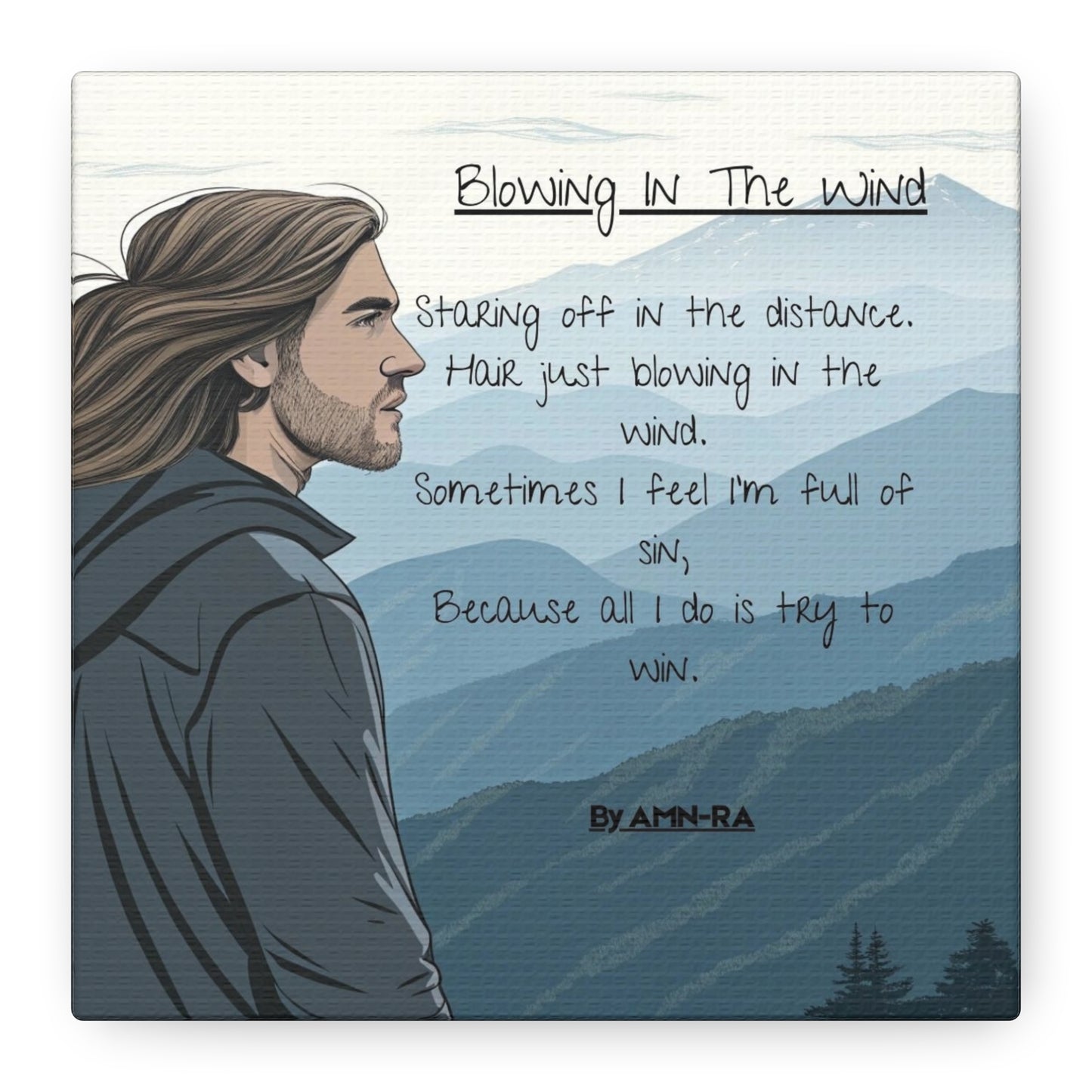 Canvas Print - Blowing In The Wind - By AMN-RA