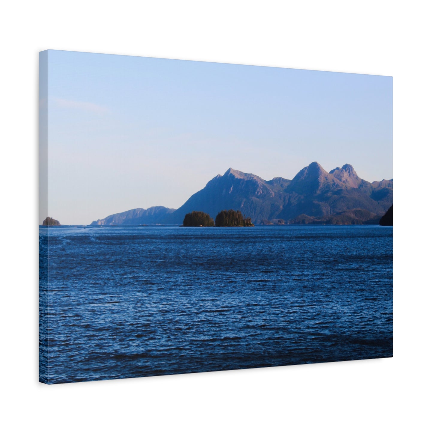 Canvas Print - Where the Mountains Meet the Ocean Photo