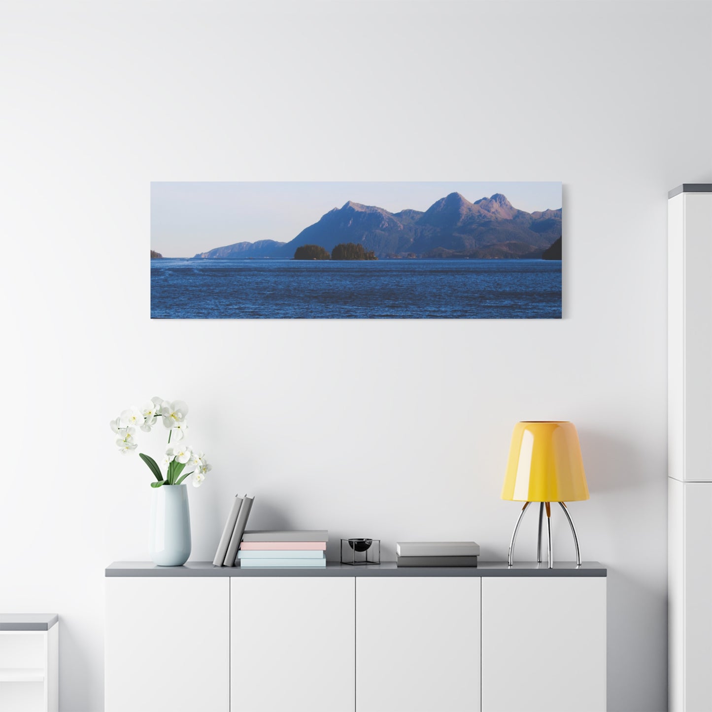 Canvas Print - Where the Mountains Meet the Ocean Photo