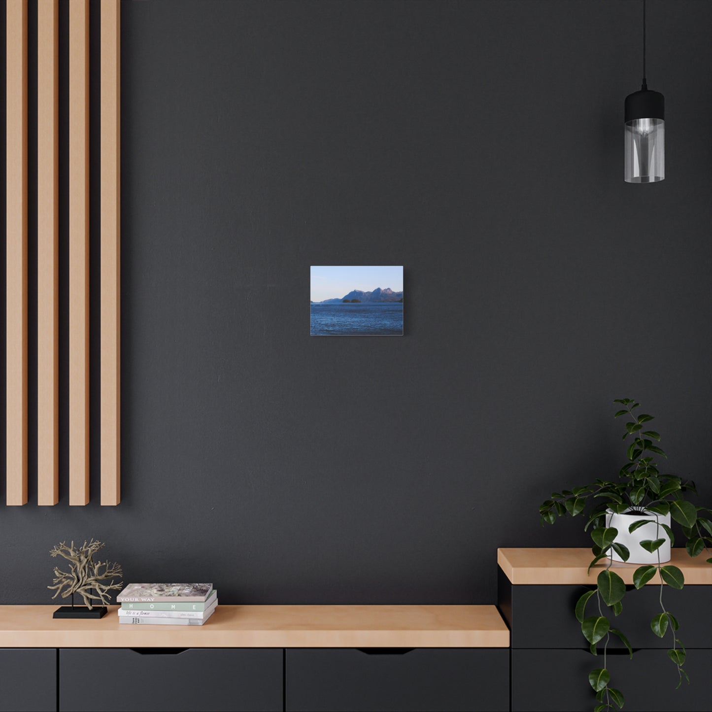 Canvas Print - Where the Mountains Meet the Ocean Photo