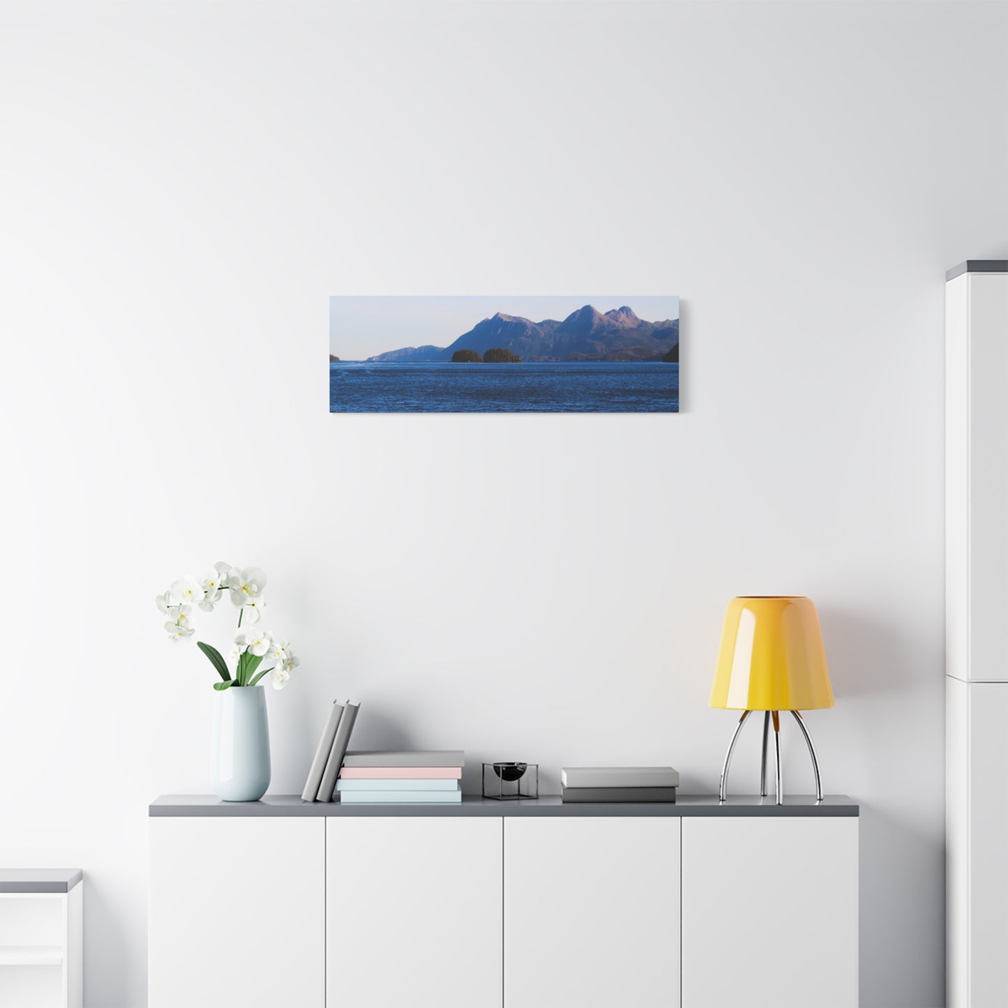 Canvas Print - Where the Mountains Meet the Ocean Photo