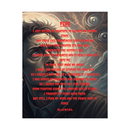Print Poster - Fear - By AMN-RA