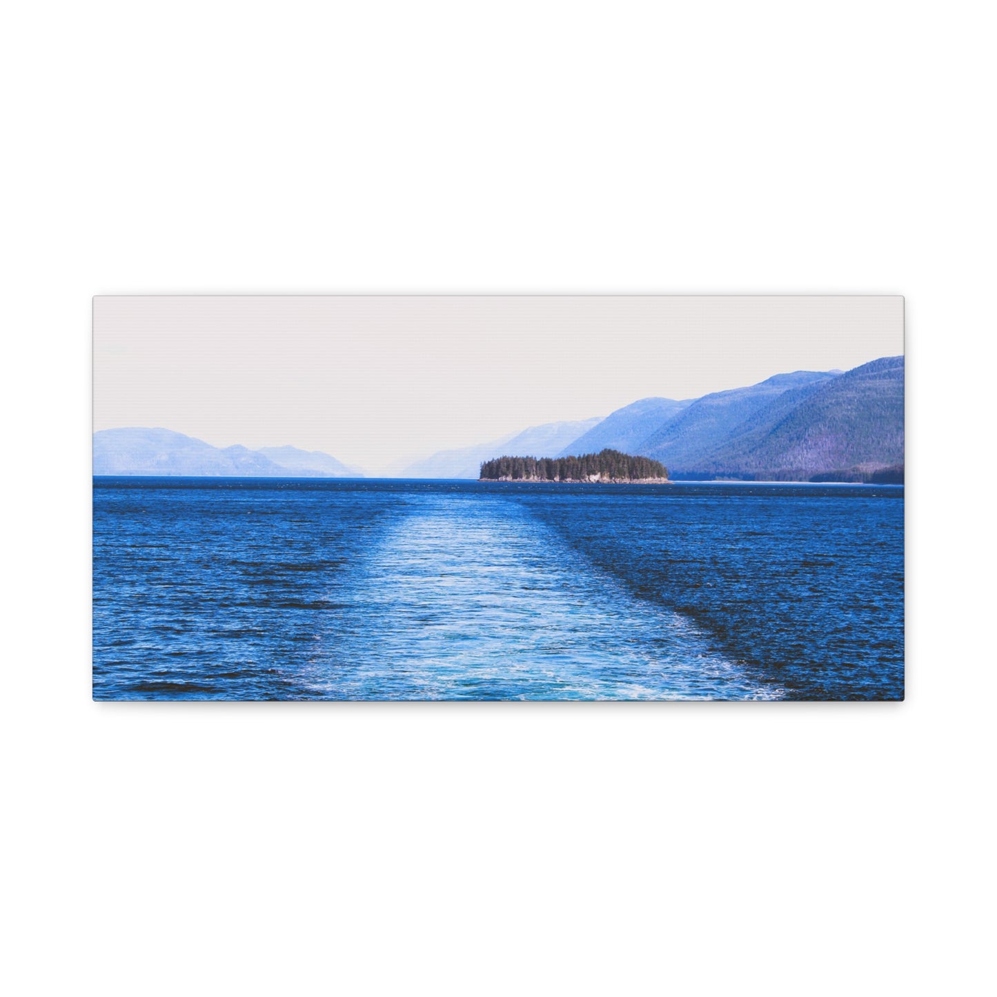 Canvas Print - Wake in Water Photo