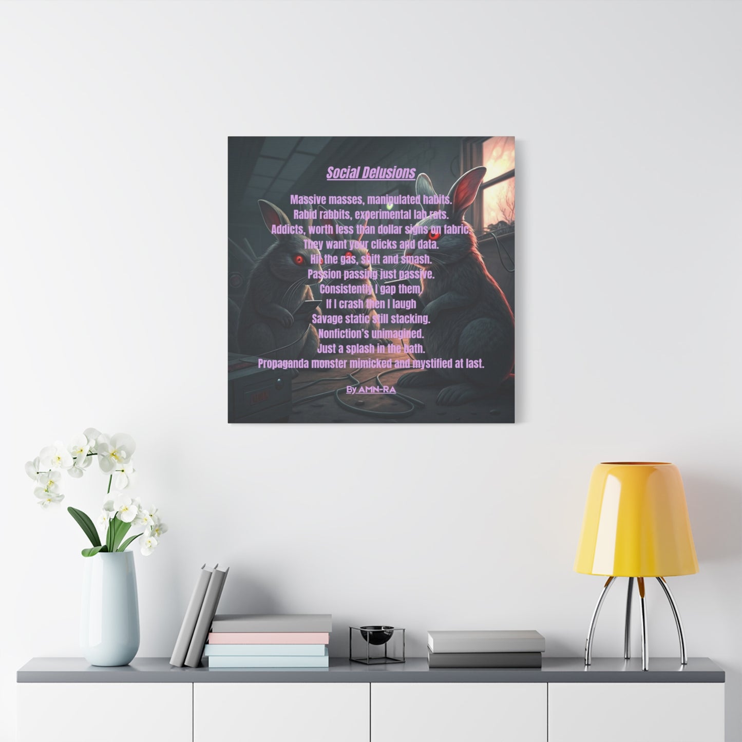 Canvas Print - Social Delusions - By AMN-RA