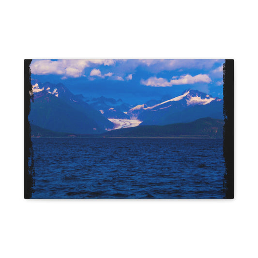 Canvas Print Distant Glacier Photography